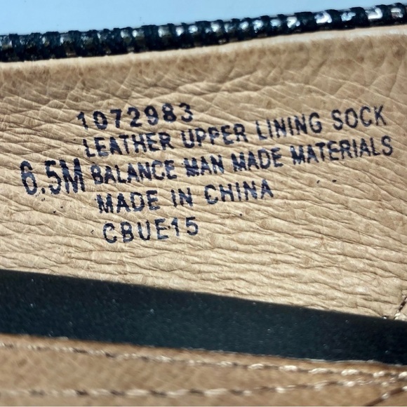 Sofft Altessa kitten heel black metallic silver stripes leather pointy toe 6.5 - Picture 10 of 11